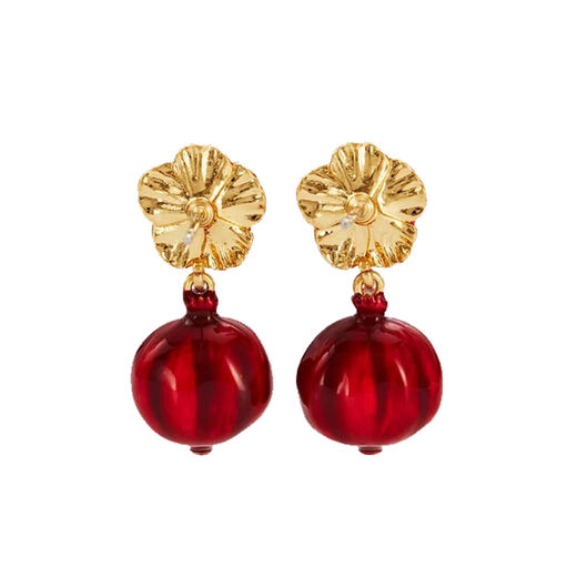 Pomegranate earrings by Fable England